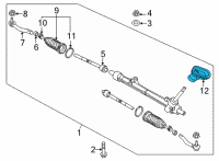 OEM 2019 Nissan Kicks Cover Assy-Hole Diagram - 48950-5RB0A