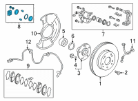 OEM 2022 Honda Civic Set, Front (Ad57-15") Diagram - 01463-TXM-A01