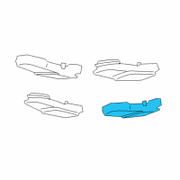 OEM Ford Escape Reading Lamp Assembly Diagram - CJ5Z-13776-DB