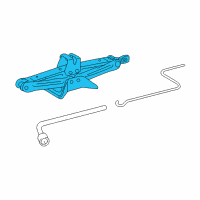 OEM Pontiac Jack Diagram - 19205163