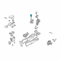OEM 2009 Honda Civic Knob, Change Lever Diagram - 54102-SNA-A02