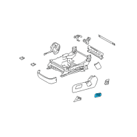 OEM 2011 Lexus LS460 Switch, Front Power Seat, LH Diagram - 84070-50230-A0