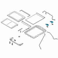 OEM 2021 Ford F-250 Super Duty MOTOR ASY - WITHOUT DRIVE Diagram - ML3Z-15790-B