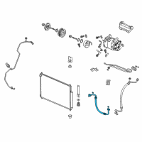 OEM 2015 Honda CR-V Hose Complete, Dischar Diagram - 80315-T1W-A01