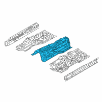 OEM 2015 Infiniti Q70L Floor-Front, Center Diagram - G4310-1PMMA