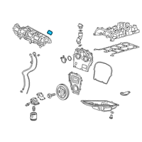 OEM 2020 GMC Sierra 1500 Intake Manifold Gasket Set Diagram - 12693569