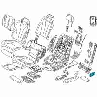 OEM 2019 BMW 230i xDrive Switch, Seat Adjustment, Front Passenger Diagram - 61-31-9-382-472