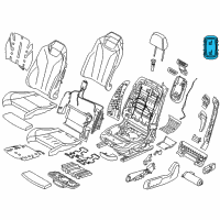 OEM 2016 BMW 640i Seat Adjustment Switch, Right Diagram - 61-31-9-390-522