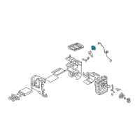 OEM Kia Sedona Temperature Actuator Assembly Diagram - 1K55261H04