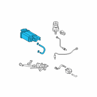 OEM 2008 Toyota Camry Vapor Canister Diagram - 77740-06210