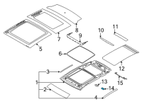 OEM 2021 Lincoln Corsair MOTOR ASY - WITHOUT DRIVE Diagram - LJ7Z-15790-A