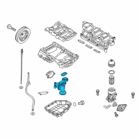 OEM 2020 Kia Telluride Pump Assembly-Oil Diagram - 213103LAA0