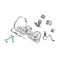 OEM 2010 BMW 528i xDrive Tension Strap Diagram - 16-11-7-200-073