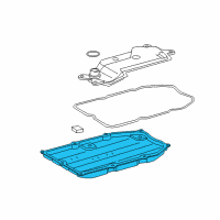 OEM 2007 Lexus LS460 Pan Sub-Assy, Automatic Transmission Oil Diagram - 35106-50050