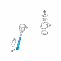 OEM Mercury Montego Strut Diagram - 8G1Z-18125-B