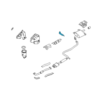 OEM 1999 Nissan Altima INSULATOR-Heat, Rear Floor Diagram - 74762-9E000