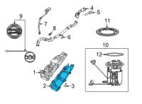 OEM 2021 Jeep Wrangler SKIDPLATE-Fuel Tank Diagram - 68302026AD