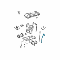 OEM 1998 Toyota Tacoma Guide Tube Diagram - 11409-75041