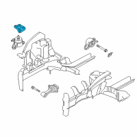 OEM 2016 Kia Forte Support Engine Mounting Bracket Diagram - 21825A7100