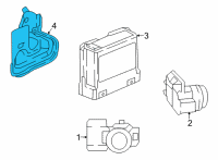 OEM 2020 Honda CR-V BRACKET Diagram - 39671-TLA-D00