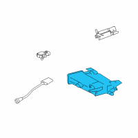 OEM 2005 Cadillac SRX Vapor Canister Diagram - 19259326