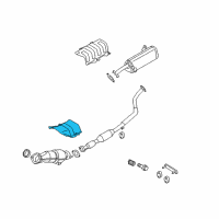 OEM 2011 Kia Soul Protector-Heat Front Diagram - 287912K000