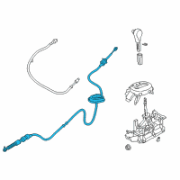 OEM 2019 Nissan NV200 Control Cable Assembly Diagram - 34935-3LN0A