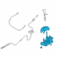 OEM 2013 Nissan NV200 Transmission Control Device Assembly Diagram - 34901-3LM0A