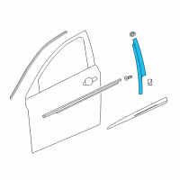 OEM 2018 Chevrolet Cruze Applique Diagram - 39085719