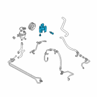 OEM 2005 Ford Escape Power Steering Pump Diagram - 7L8Z-3A674-ARM