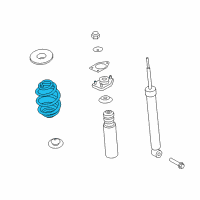 OEM BMW Z4 Barrel Spring Rear Diagram - 33-53-6-785-084