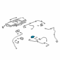 OEM 2017 Cadillac ATS Solenoid Diagram - 12661022