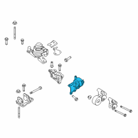 OEM 2019 Lincoln MKT Upper Transmission Mount Diagram - DG1Z-6038-F