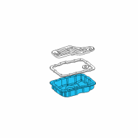 OEM 2002 Mercury Mountaineer Oil Pan Diagram - 1L2Z-7A194-CA