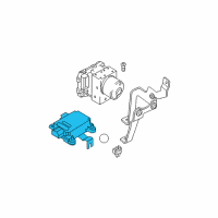 OEM 2007 Hyundai Tiburon Sensor Assembly-Yaw Rate&G Diagram - 95690-2C800