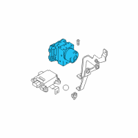 OEM 2003 Hyundai Tiburon Abs Anti Lock Brake Pump Module Diagram - 58920-2C000