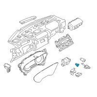 OEM Lincoln Trunk Lid Switch Diagram - GD9Z-54432A38-BA