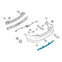 OEM 2007 Mercury Milan Deflector Diagram - 6N7Z-17808-AA