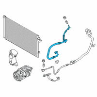 OEM 2020 BMW 750i xDrive SUCTION PIPE EVAPORATOR-COMP Diagram - 64-53-9-490-960