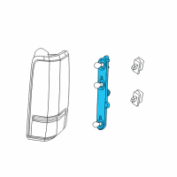 OEM 2011 Jeep Liberty Socket-Tail Lamp Diagram - 68033798AA