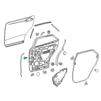 OEM Toyota RAV4 Prime Door Shell Hole Plug Diagram - 68714-50040