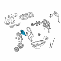 OEM Toyota Camry Inner Timing Cover Diagram - 11304-74060