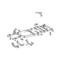 OEM 2007 Toyota Sequoia Cab Mount Bracket Diagram - 51709-0C010