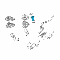 OEM 2004 Dodge Stratus Catalytic Converter [V6 Engines] Diagram - 4764646AD