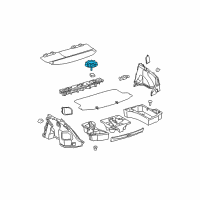 OEM 1996 Toyota Camry Spare Carrier Diagram - 51931-32010