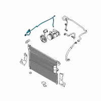 OEM 2009 Nissan Xterra Pipe-Front Cooler, High Diagram - 92440-EA200