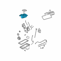 OEM 2002 Ford E-150 Econoline Club Wagon Intake Manifold Diagram - 1L2Z-9424-AA