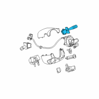 OEM Chevrolet Equinox Switch Asm, Windshield Wiper & Windshield Washer Diagram - 15817768