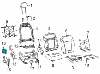 OEM Jeep Compass Switch-Power Seat Diagram - 68233980AC