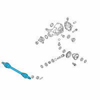 OEM 2017 Kia K900 Shaft Assembly-Drive Rear Diagram - 496003T200